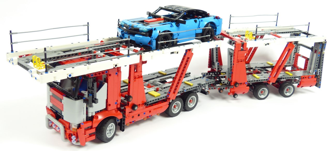  Review Lego Technic #42098 Transporteur de voitures