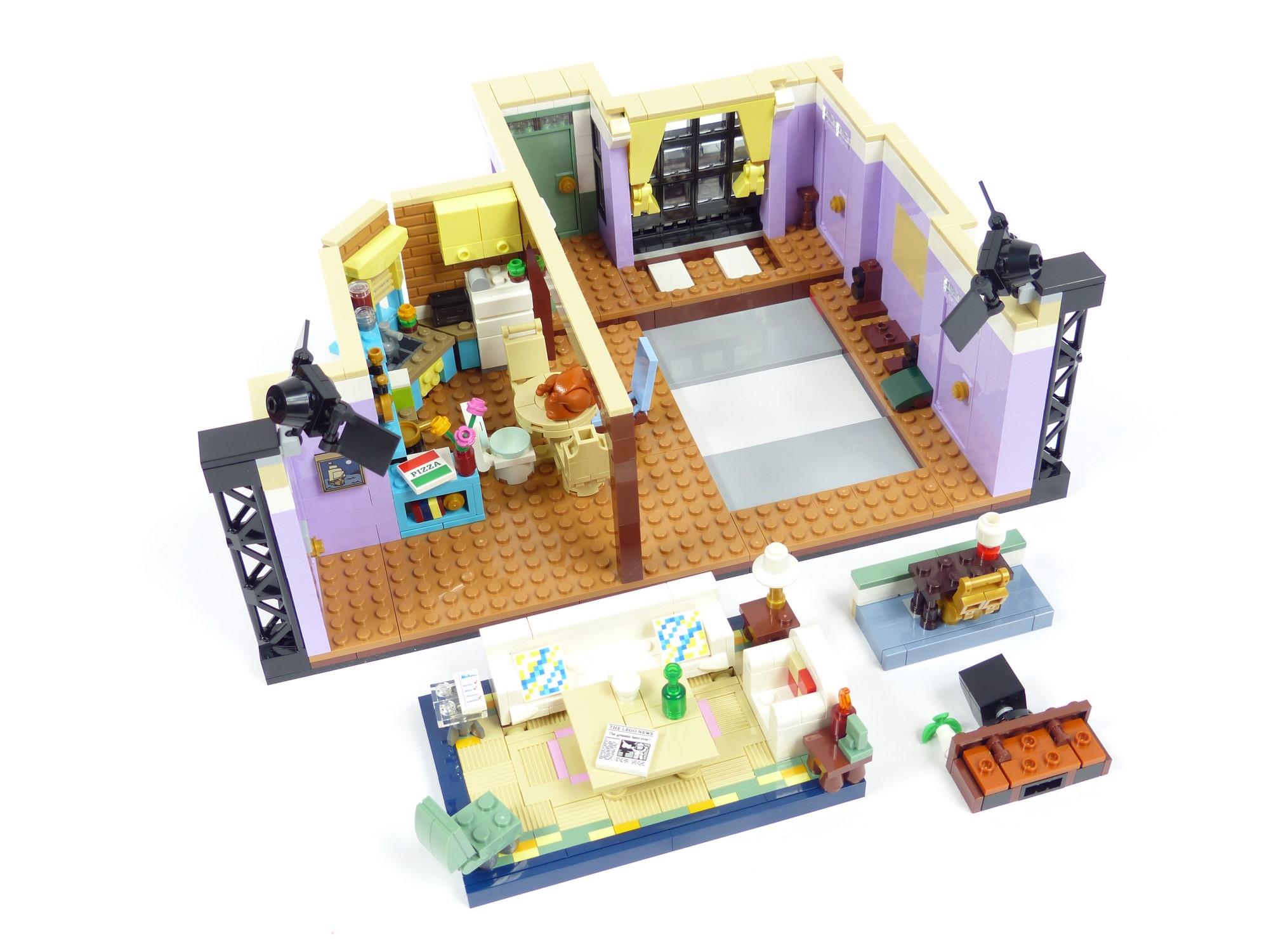 LEGO Les appartements de Friends 10292 Ensemble de construction (2 048  pièces)