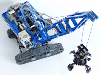 Lego Technic 42042 Grue treillis sur chenilles