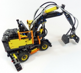 Lego Technic 42053 Pelle sur pneus Volvo EW160E