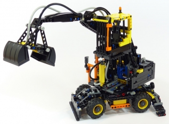 Lego Technic 42053 Pelle sur pneus Volvo EW160E