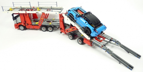  Review Lego Technic #42098 Transporteur de voitures