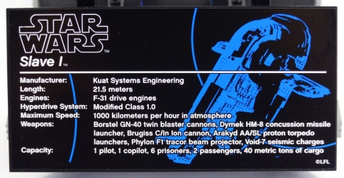 Lego Star Wars UCS 75060 Boba Fett Slave 1
