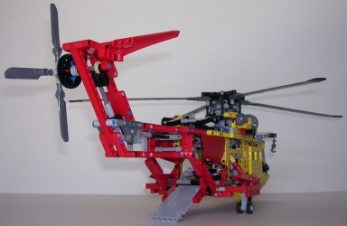 Lego Technic 9396 Helicoptere de secours